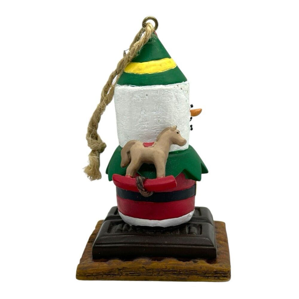 Set of 2 Midwest-CBK S'Mores Ornament - Santa w/Gift Sack & Snowman w/Tools Box - Picture 13 of 15